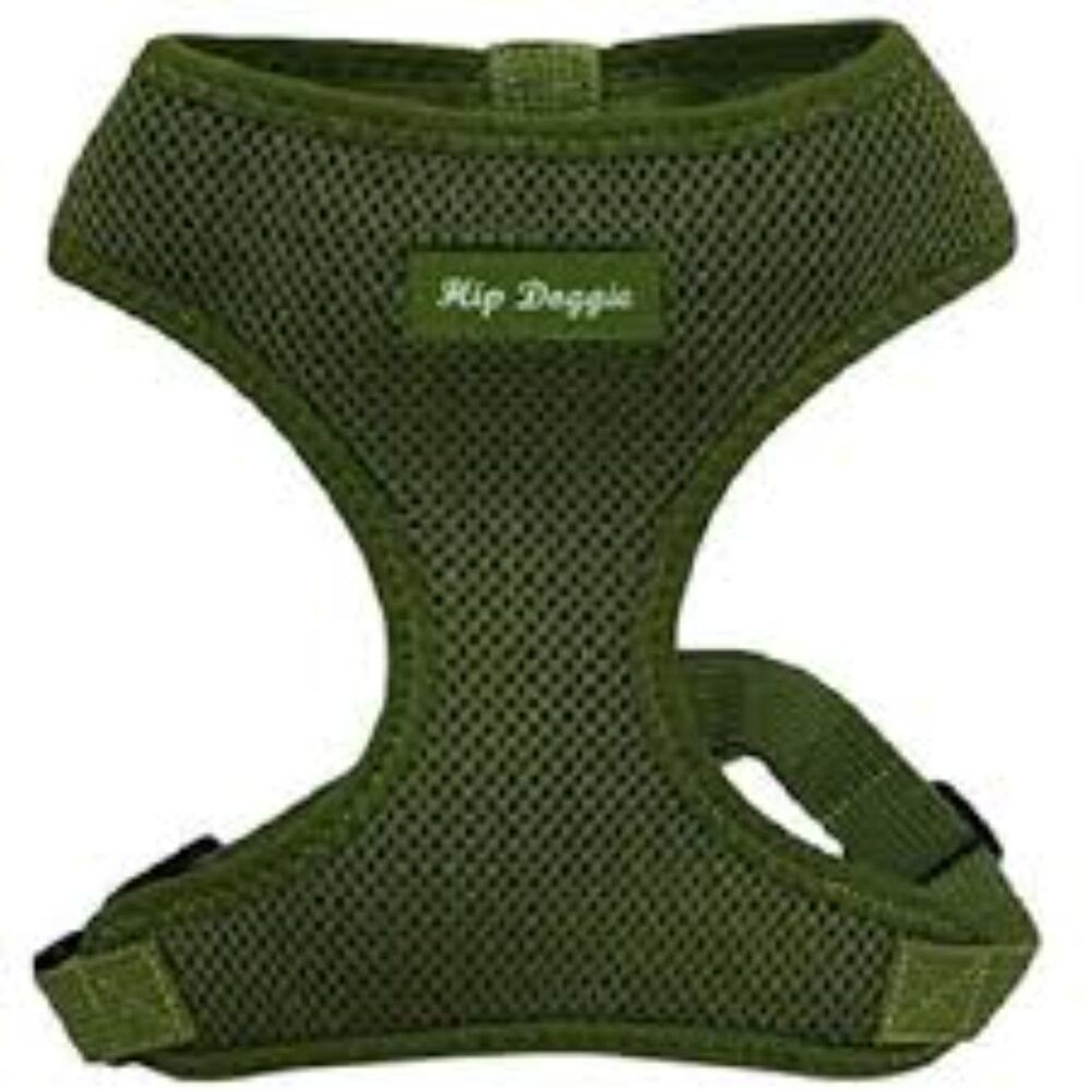 Ultra Comfort Pet Mesh Harness Vest - Olive - Sz Sm